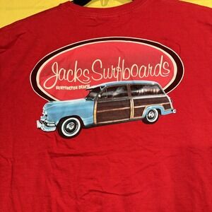 Vintage Jacks Surfboards Huntington Beach California T Shirt 2 XL Surfing USA